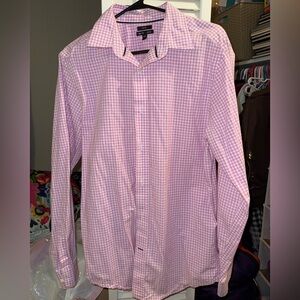 Men's Pink Gap Checkered Shirt